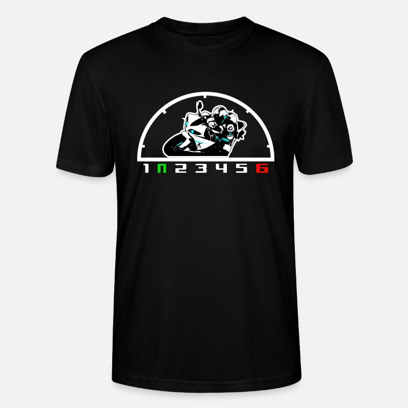 R1 1UP6DOWN - Stanley/Stella Unisex Bio-T-Shirt CRAFTER - Schwarz