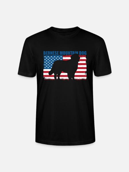 Bernese Mountain Dog - Stanley/Stella CRAFTER Unisex Organic T-Shirt - black
