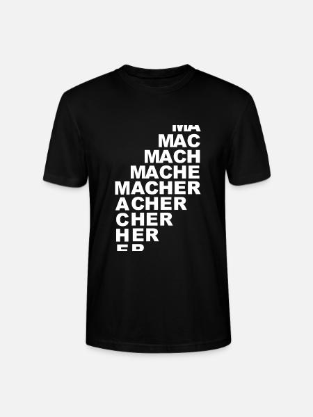 macher - Stanley/Stella Unisex Bio-T-Shirt CRAFTER - Schwarz