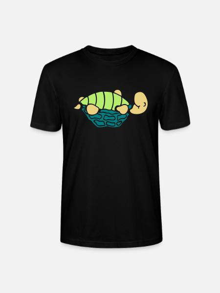 Schildkröte - Stanley/Stella Unisex Bio-T-Shirt CRAFTER - Schwarz
