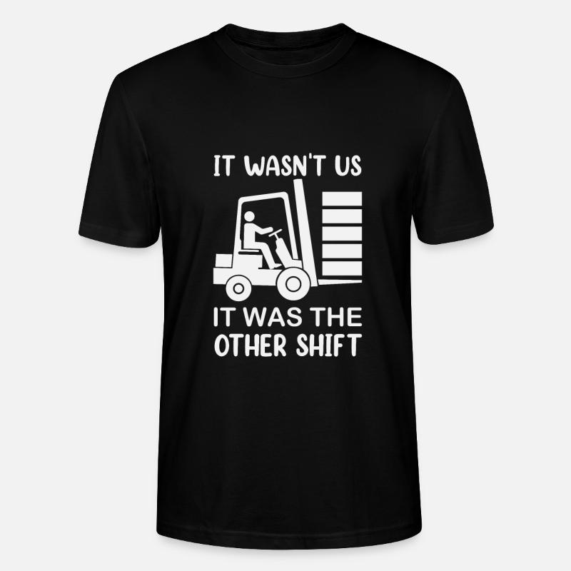 Gabelstaplerfahrer Gabelstaplerfahrer - Stanley/Stella Unisex Bio-T-Shirt CRAFTER - Schwarz