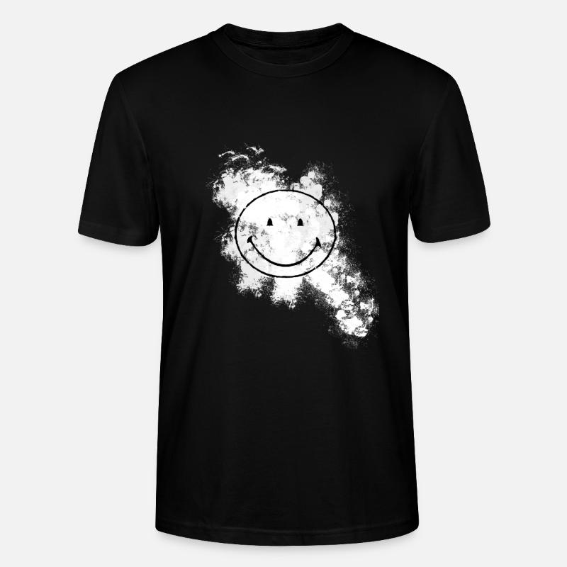 Smiley - Stanley/Stella Unisex Bio-T-Shirt CRAFTER - Schwarz