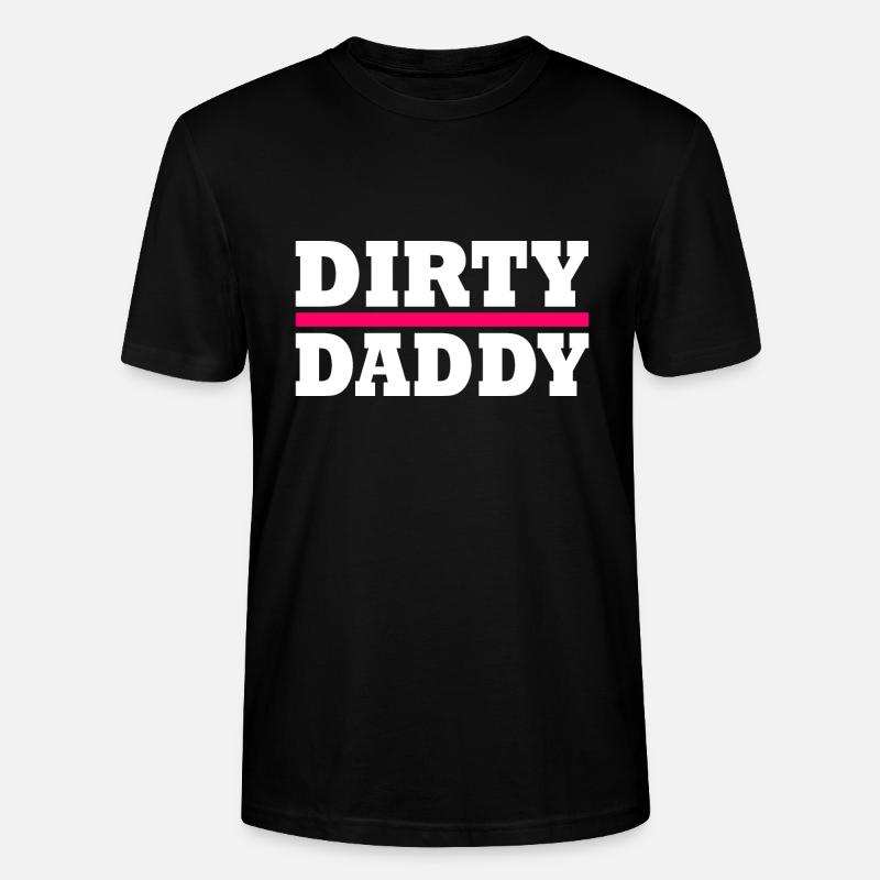 Dirty daddy - Stanley/Stella Unisex Bio-T-Shirt CRAFTER - Schwarz