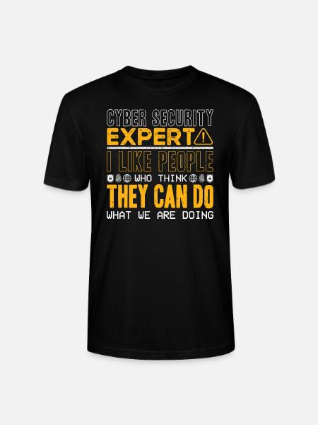 Cyber Security Professional Expert Ethical Hacker - Stanley/Stella CRAFTER Unisex Organic T-Shirt - black