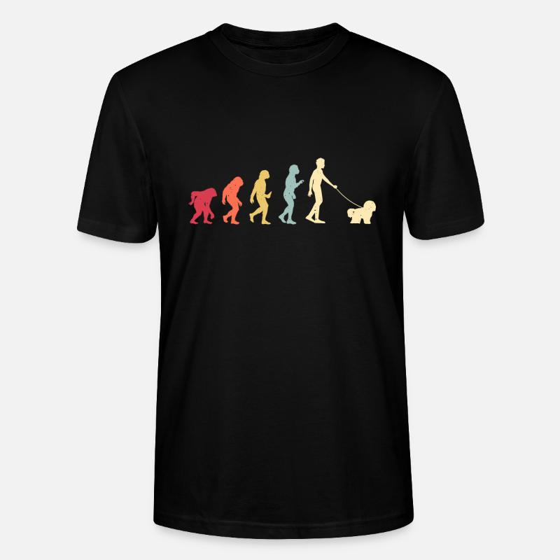 Bichon Frise - Stanley/Stella Unisex Bio-T-Shirt CRAFTER - Schwarz