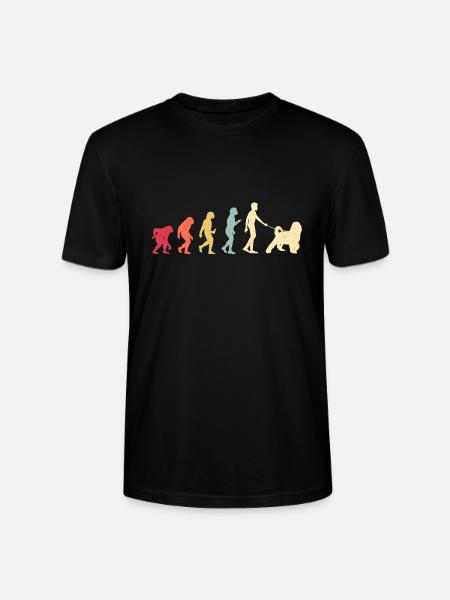 Bernedoodle Dog - Stanley/Stella CRAFTER Unisex Organic T-Shirt - black