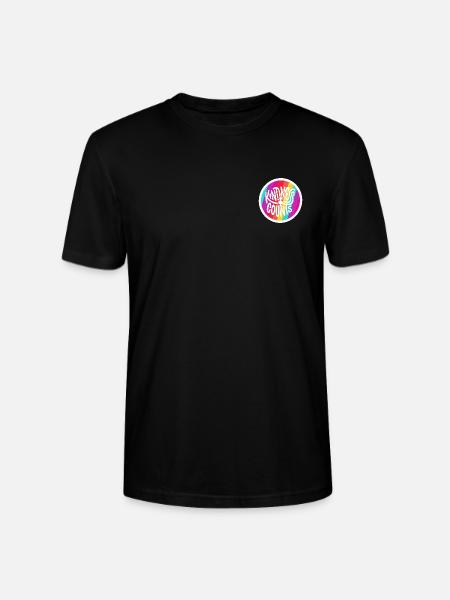 Trolls Kindness Counts Logo Coloré - T-shirt bio CRAFTER Stanley Stella Unisexe - noir