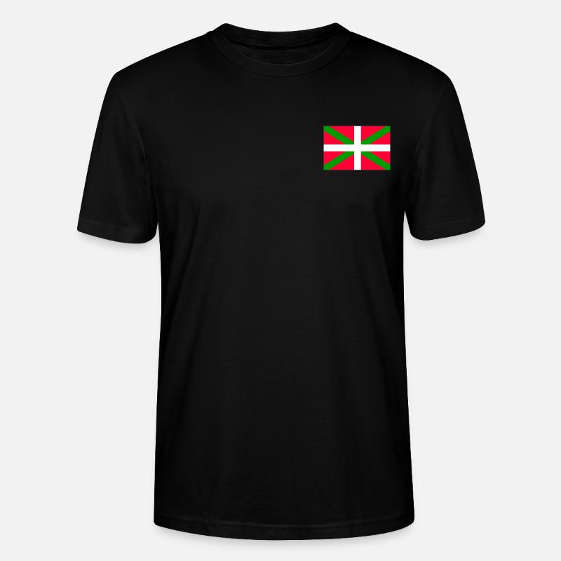 Drapeau basque - T-shirt bio CRAFTER Stanley Stella Unisexe - noir
