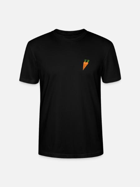 Carrots - Stanley/Stella CRAFTER Unisex Organic T-Shirt - black