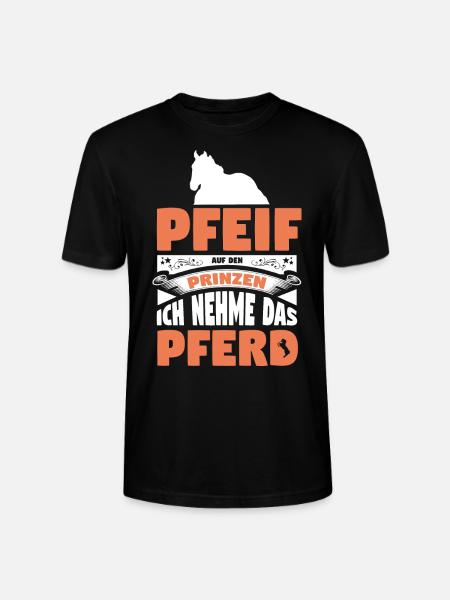 Pferd Pferde - Stanley/Stella Unisex Bio-T-Shirt CRAFTER - Schwarz