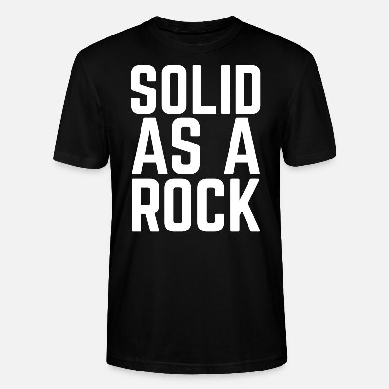 Solide comme un roc - T-shirt bio CRAFTER Stanley Stella Unisexe - noir