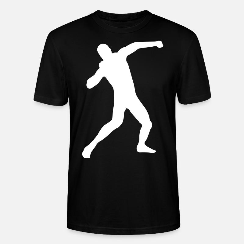 Athlétisme - Lancer du poids - T-shirt bio CRAFTER Stanley Stella Unisexe - noir