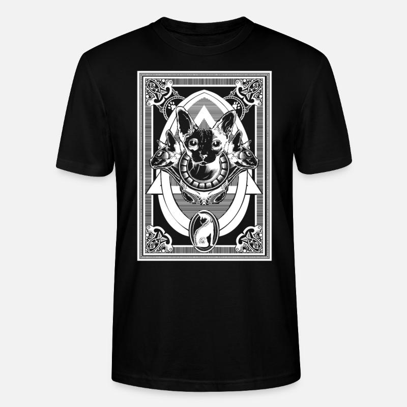Sphynx - Stanley/Stella Unisex Bio-T-Shirt CRAFTER - Schwarz