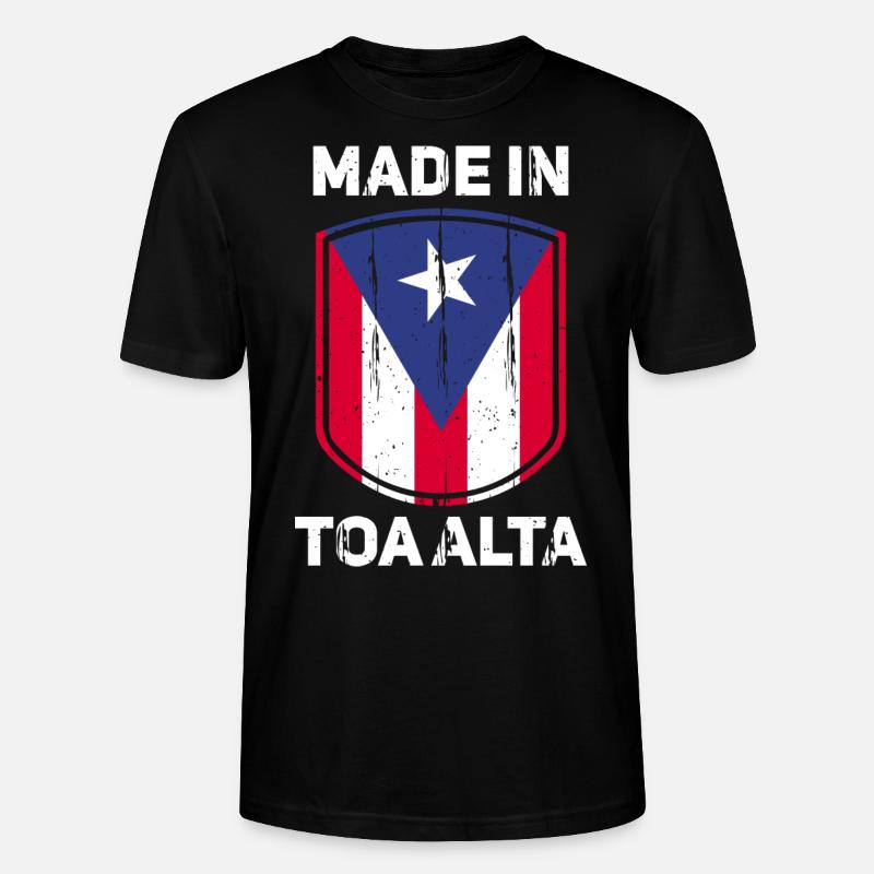 Puerto Rico - Stanley/Stella Unisex Bio-T-Shirt CRAFTER - Schwarz