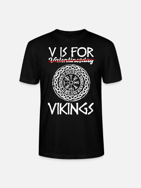 Cadeau Viking de la Saint-Valentin - T-shirt bio CRAFTER Stanley Stella Unisexe - noir