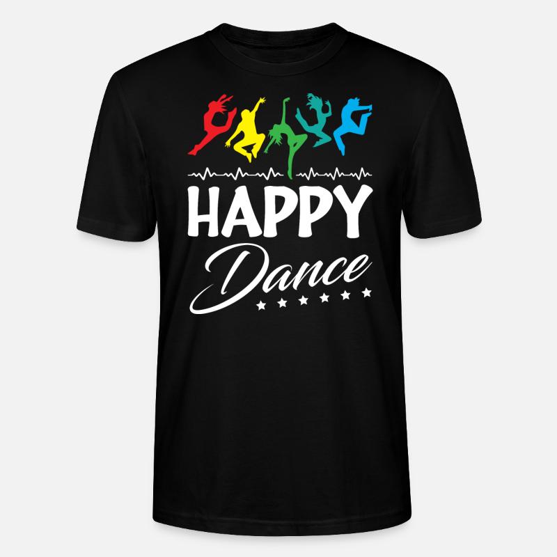 Happy Dance - Stanley/Stella Unisex Bio-T-Shirt CRAFTER - Schwarz
