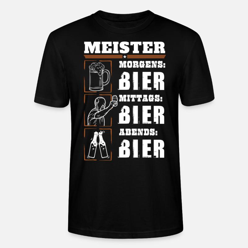 Mon quotidien de maître - T-shirt bio CRAFTER Stanley Stella Unisexe - noir