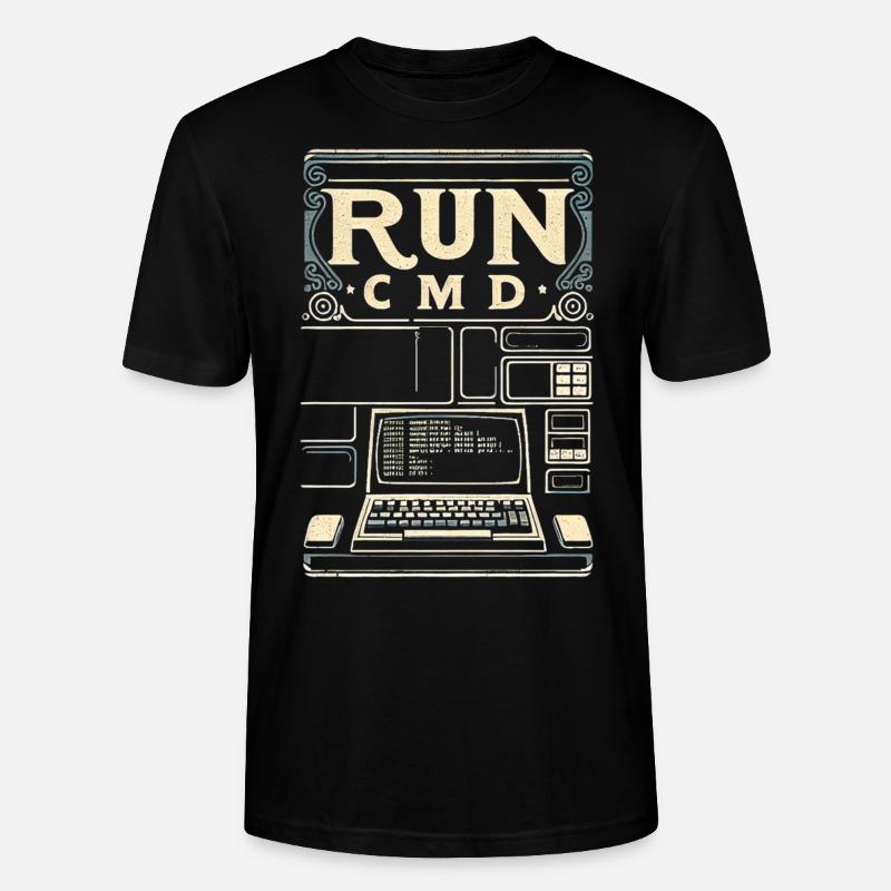Run Cmd 36 - Stanley/Stella CRAFTER Unisex Organic T-Shirt - black