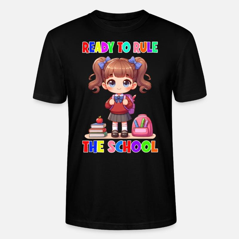Prêt à diriger l’école - T-shirt bio CRAFTER Stanley Stella Unisexe - noir