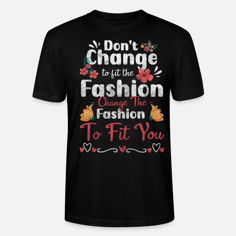 Mode Neumodisch Schmuck - Stanley/Stella Unisex Bio-T-Shirt CRAFTER - Schwarz
