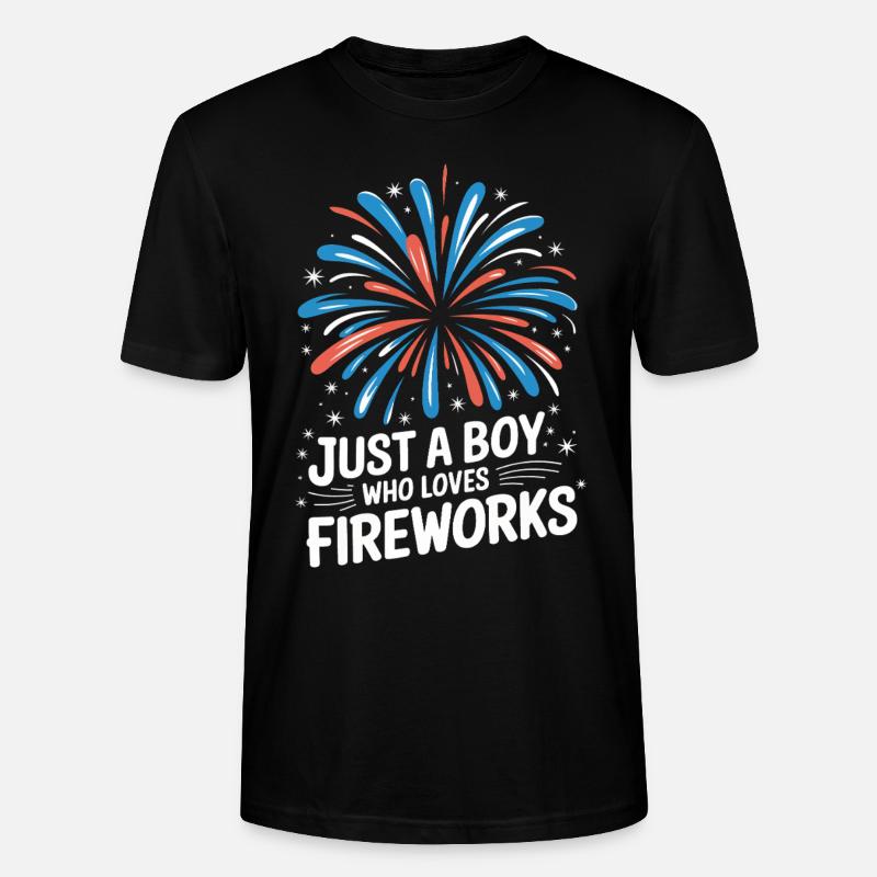 Pyrotechnie Feux d’artifice Pyrotechnie - T-shirt bio CRAFTER Stanley Stella Unisexe - noir