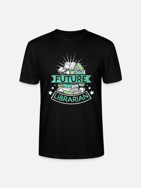 Futur librarian - Stanley/Stella CRAFTER Unisex Organic T-Shirt - black