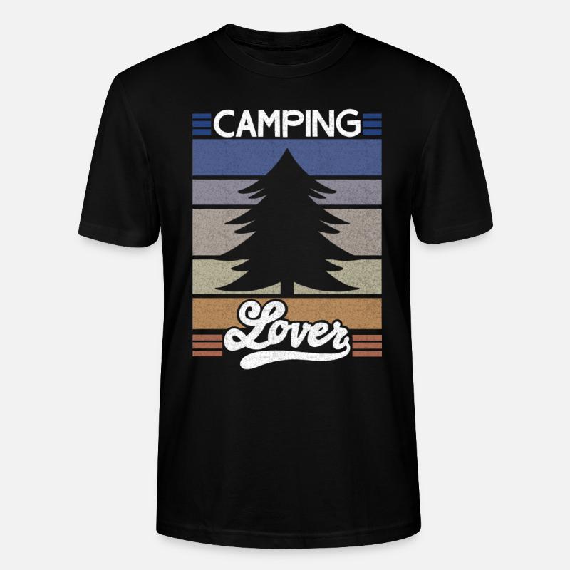 Camper Spruch Camping Lover - Stanley/Stella Unisex Bio-T-Shirt CRAFTER - Schwarz