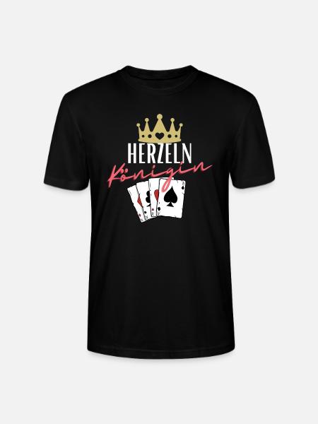 Heart Queen - Stanley/Stella CRAFTER Unisex Organic T-Shirt - black
