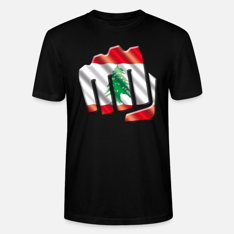 Liban - T-shirt bio CRAFTER Stanley Stella Unisexe - noir