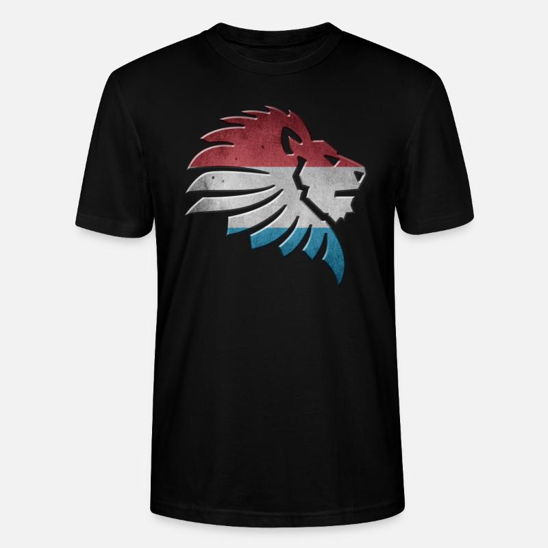 Luxembourg - T-shirt bio CRAFTER Stanley Stella Unisexe - noir