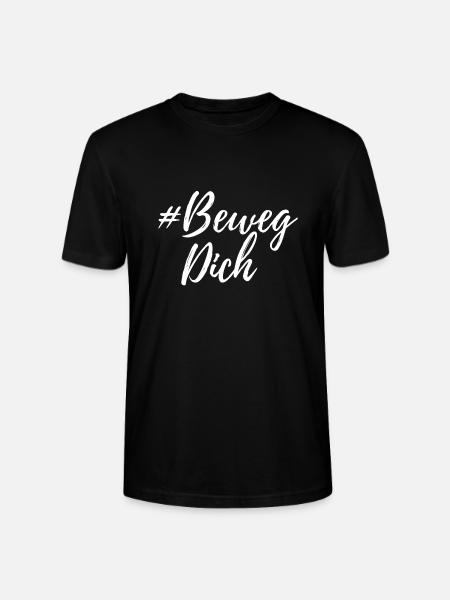 Beweg Dich weiss - Stanley/Stella Unisex Bio-T-Shirt CRAFTER - Schwarz