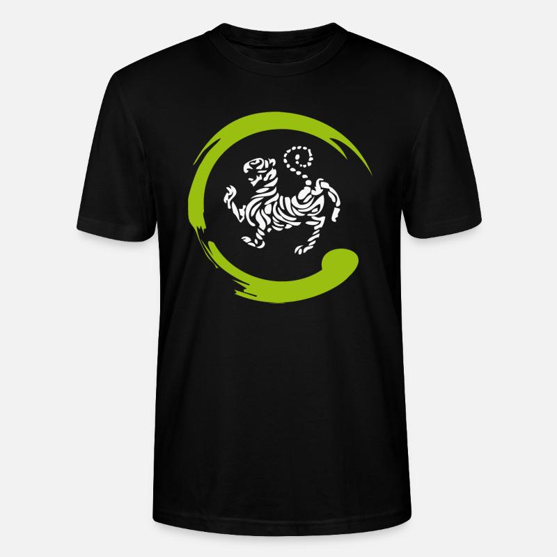Karate Tiger - Stanley/Stella Unisex Bio-T-Shirt CRAFTER - Schwarz