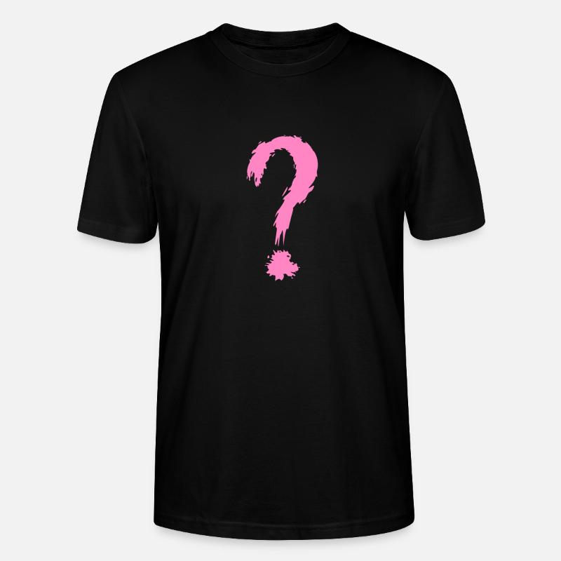 point d'interrogation - T-shirt bio CRAFTER Stanley Stella Unisexe - noir