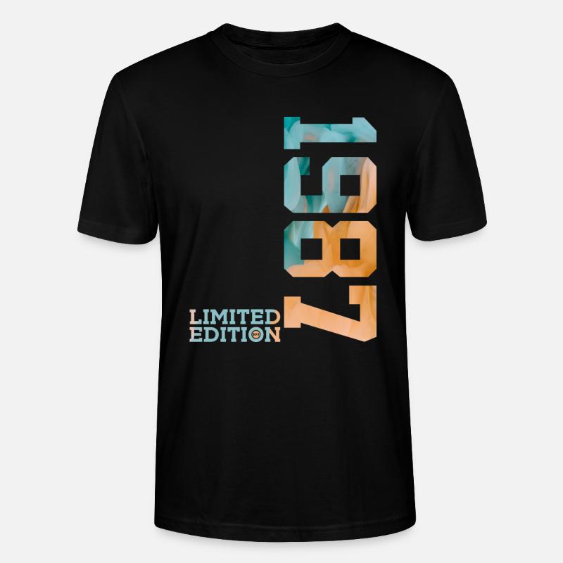 39E ANNIVERSAIRE ÉDITION LIMITÉE 1987 - T-shirt bio CRAFTER Stanley Stella Unisexe - noir