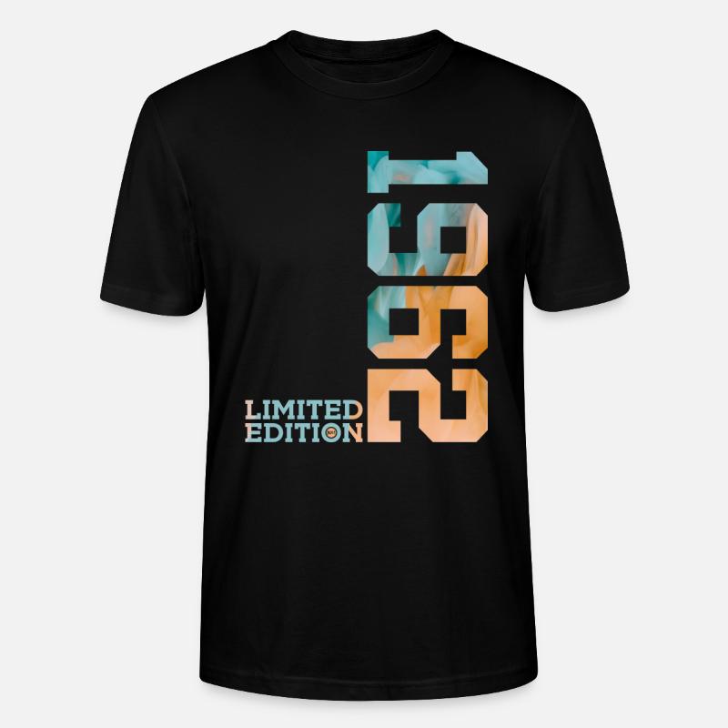 64E ANNIVERSAIRE ÉDITION LIMITÉE 1962 - T-shirt bio CRAFTER Stanley Stella Unisexe - noir