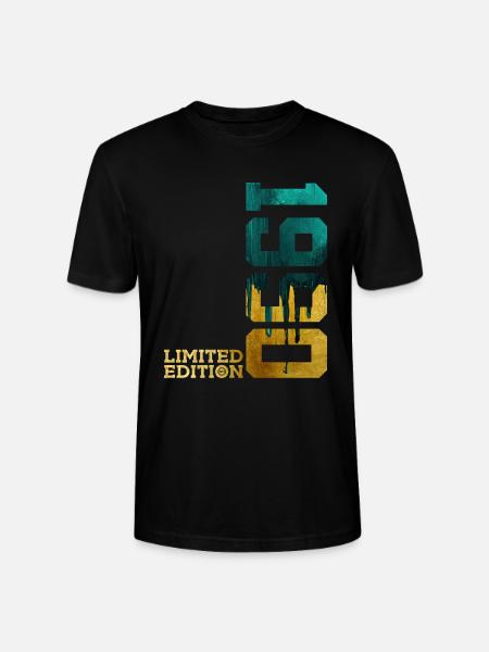 36TH BIRTHDAY LIMITED EDITION 1990 - Stanley/Stella CRAFTER Unisex Organic T-Shirt - black