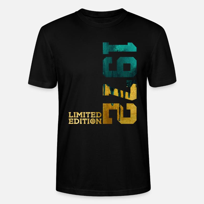 54E ANNIVERSAIRE ÉDITION LIMITÉE 1972 - T-shirt bio CRAFTER Stanley Stella Unisexe - noir