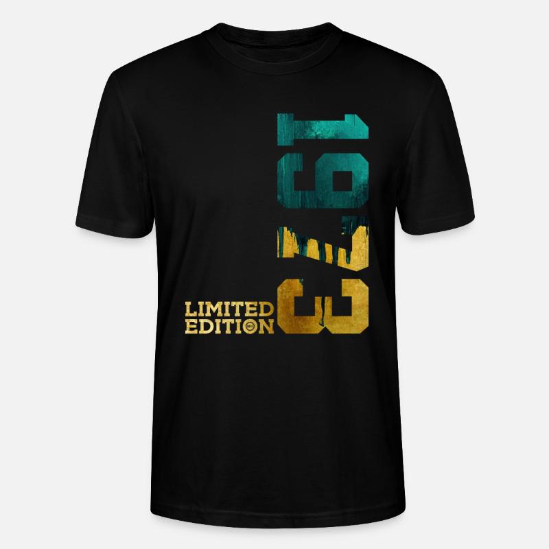 53E ANNIVERSAIRE ÉDITION LIMITÉE 1973 - T-shirt bio CRAFTER Stanley Stella Unisexe - noir