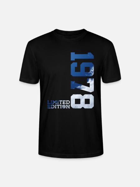 LIMITED EDITION 1978 48TH BIRTHDAY - Stanley/Stella CRAFTER Unisex Organic T-Shirt - black