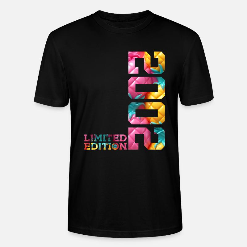 24E ANNIVERSAIRE ÉDITION LIMITÉE 2002 - T-shirt bio CRAFTER Stanley Stella Unisexe - noir