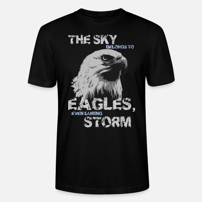 Chemise cadeau disant aigle - T-shirt bio CRAFTER Stanley Stella Unisexe - noir