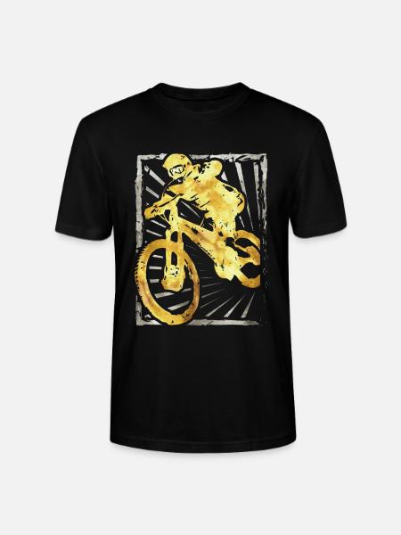 Mountainbike | Mountainbiker | Mountainbike | MTB - Stanley Stella CRAFTER unisex økologisk-T-shirt - sort