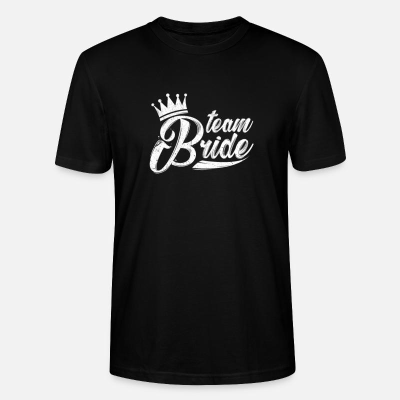 Mariée d'équipe - T-shirt bio CRAFTER Stanley Stella Unisexe - noir