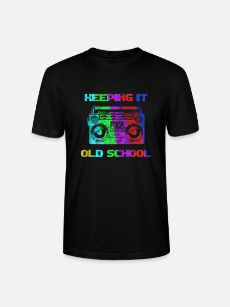 Old School - Stanley/Stella Unisex Bio-T-Shirt CRAFTER - Schwarz