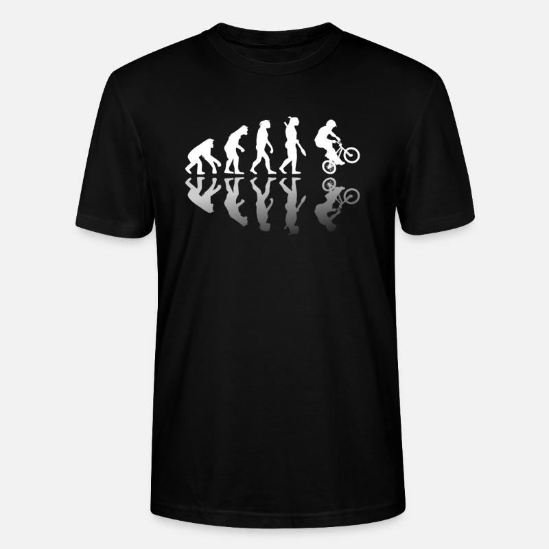 BMX Evolution Miroir cadeau - T-shirt bio CRAFTER Stanley Stella Unisexe - noir