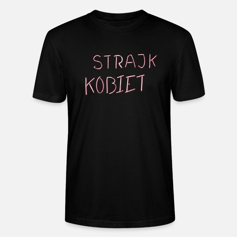strajk kobiet - Stanley/Stella Unisex Bio-T-Shirt CRAFTER - Schwarz