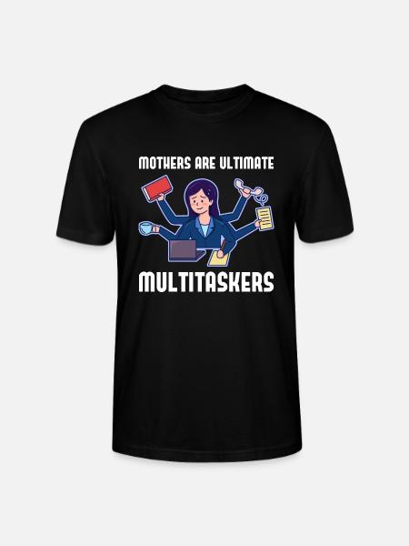 Multitasking for Mother's Day - Stanley/Stella CRAFTER Unisex Organic T-Shirt - black