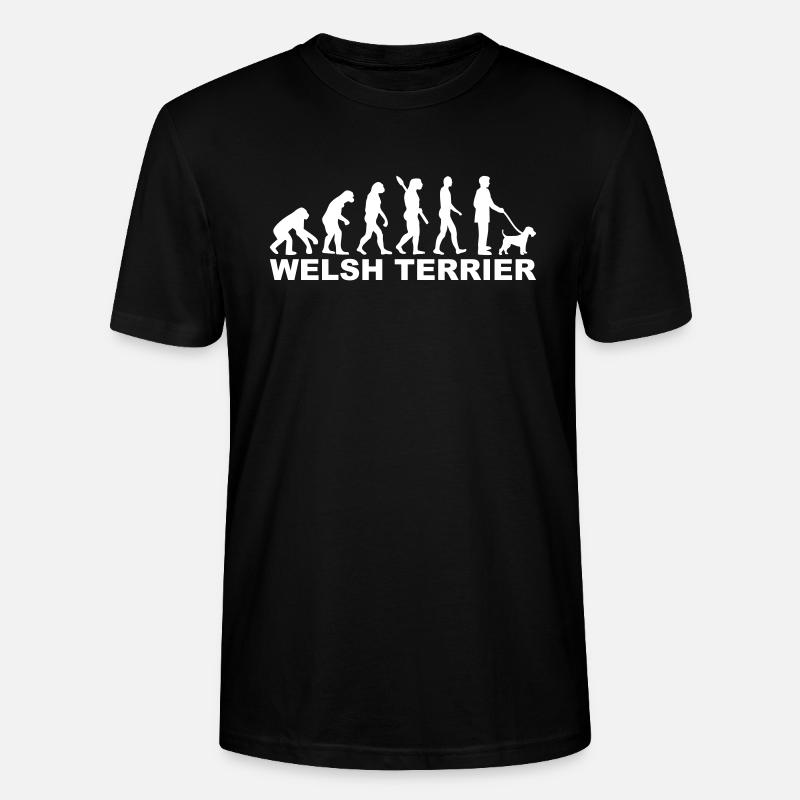 Welsh Terrier - T-shirt bio CRAFTER Stanley Stella Unisexe - noir