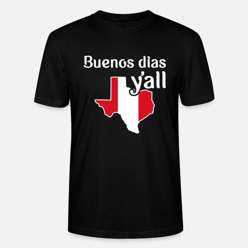Peruanisch-texanisches Design für Einwanderer - Stanley/Stella Unisex Bio-T-Shirt CRAFTER - Schwarz