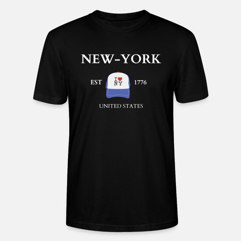 NEW YORK - T-shirt bio CRAFTER Stanley Stella Unisexe - noir